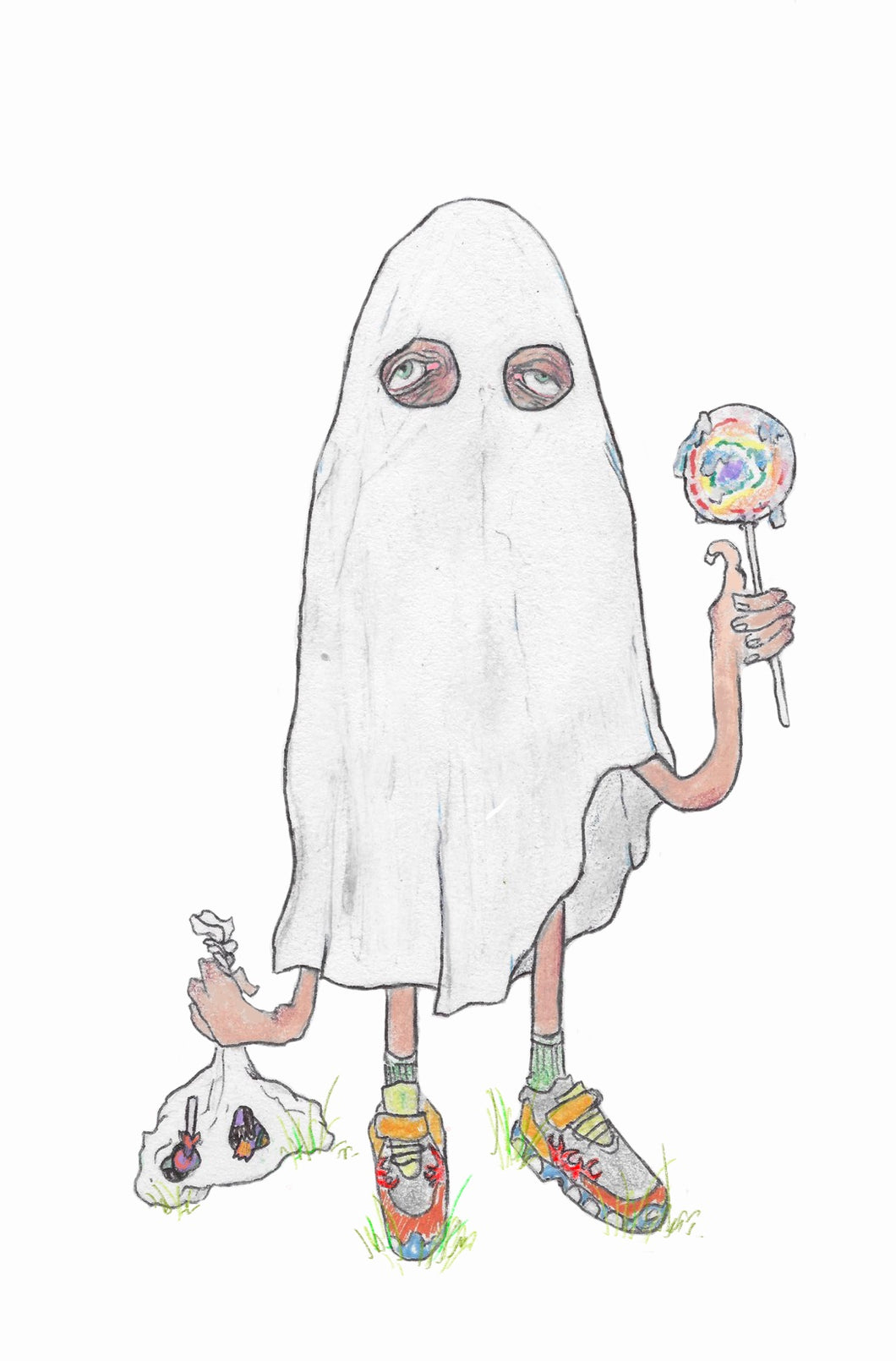 Ghost guy (sticker)